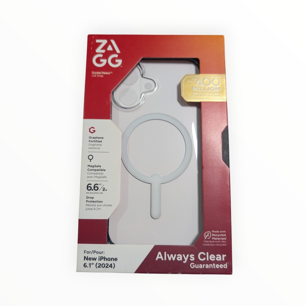 K2-S‎ ZAGG Crystal Palace Magsafe Case for Apple iPhone 16 - Clear ⬇️